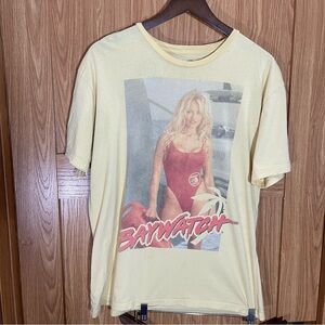 Baywatch Graphic Women's Yellow T-Shirt